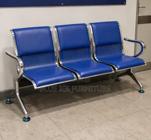 Blue Reception Office Visitor Seats