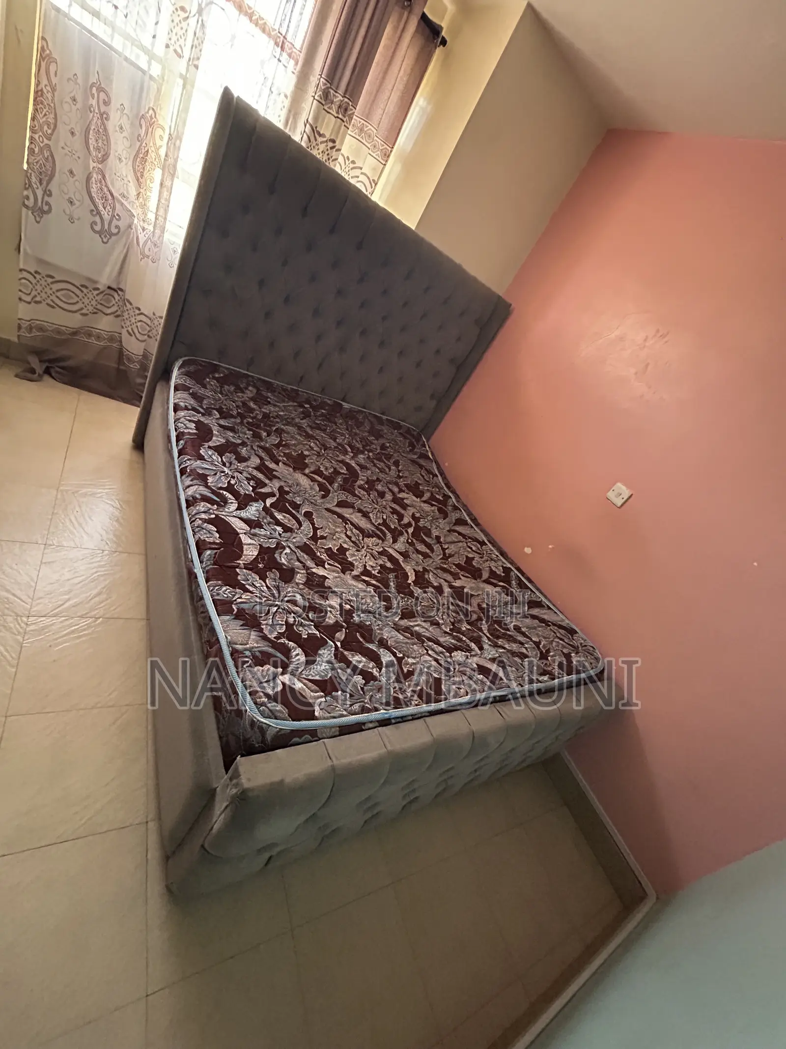 5 by 6 Bed and Mattress