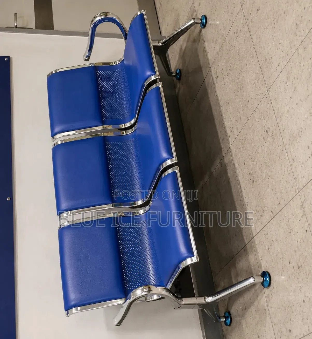 Blue Reception Office Visitor Seats