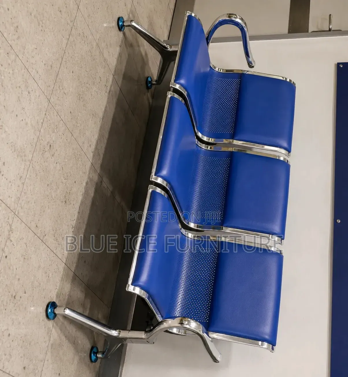 Blue Reception Office Visitor Seats