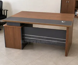Modern Office Desk With Side Storage