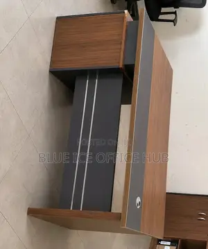 Modern Office Desk With Side Storage