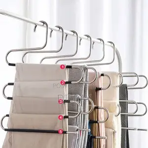 S-Shape Multi-Layer Antislip Jeans Hanger