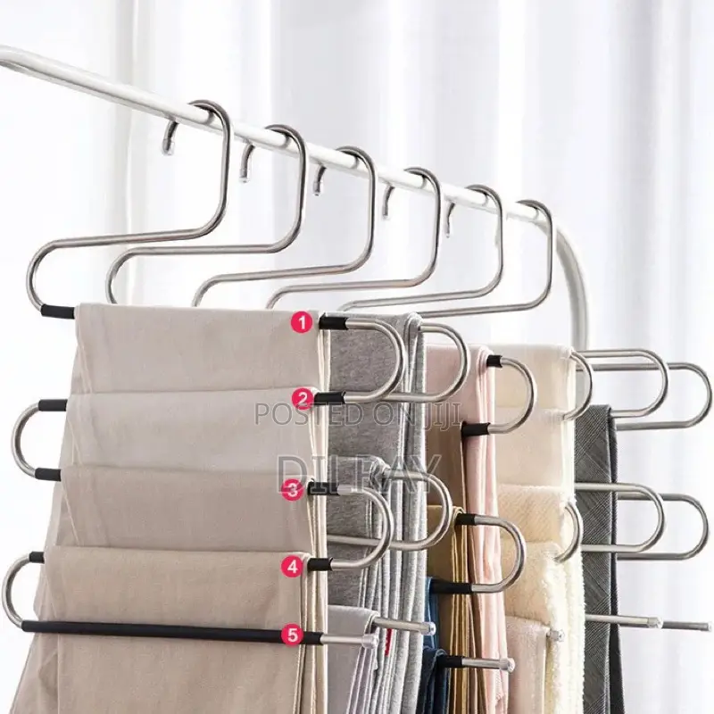 S-Shape Multi-Layer Antislip Jeans Hanger