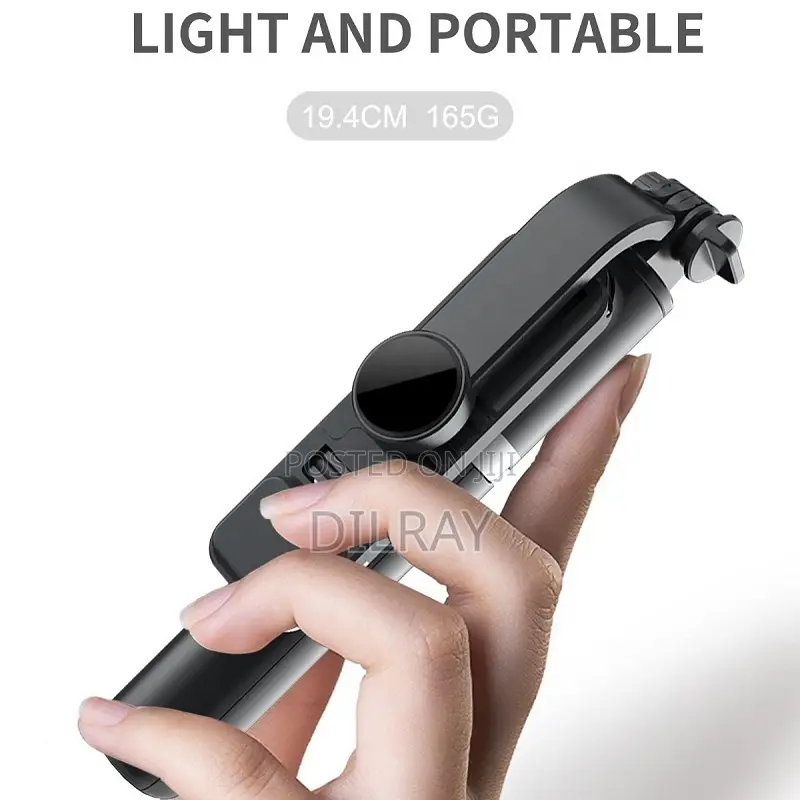 Q02s Fill Light Selfie / Vlog Stick With Stand