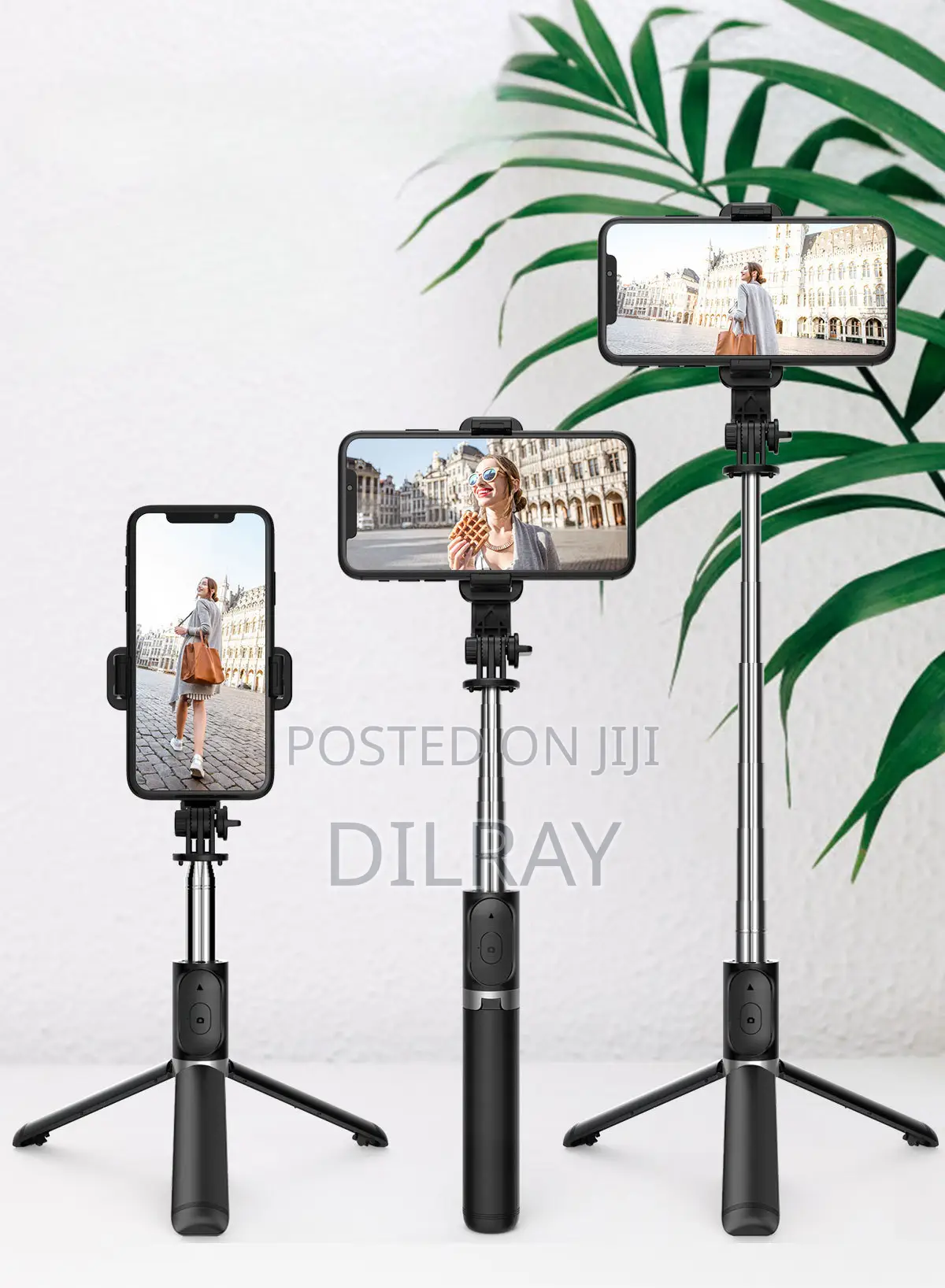 Q02s Fill Light Selfie / Vlog Stick With Stand