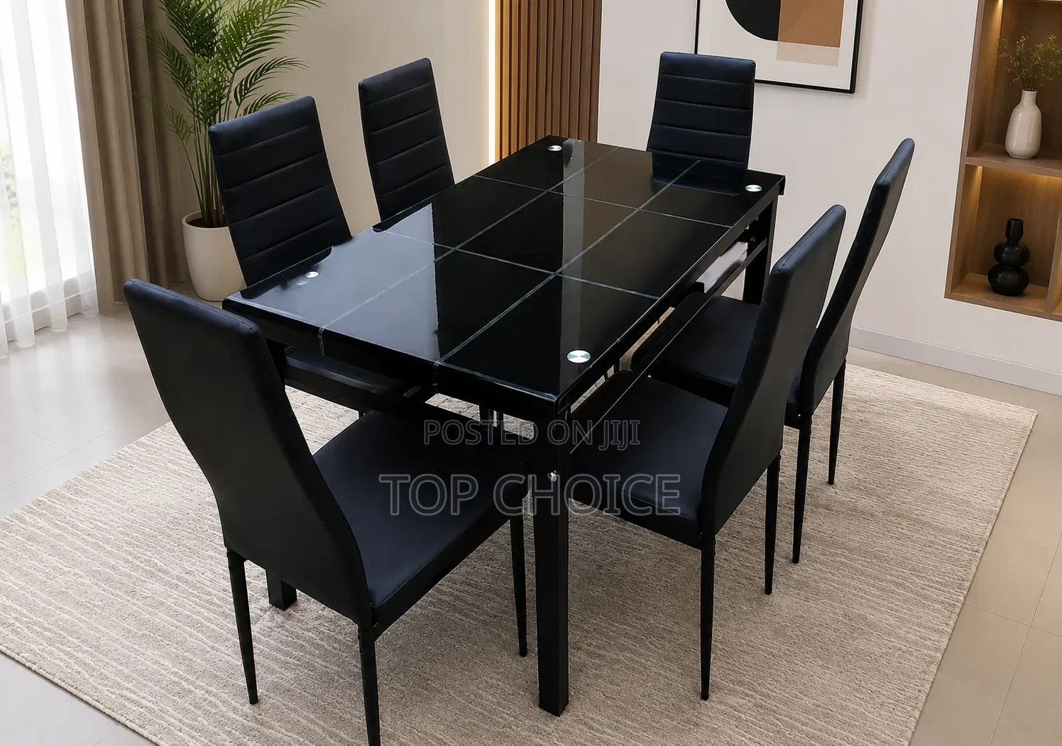 6 - Seater Glass Dining Set