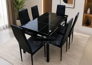 6 - Seater Glass Dining Set
