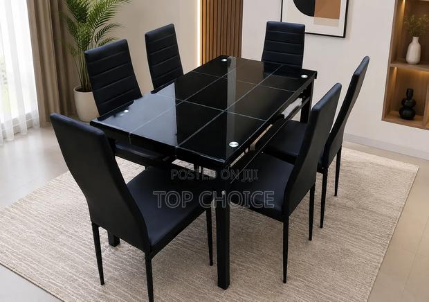 6 - Seater Glass Dining Set