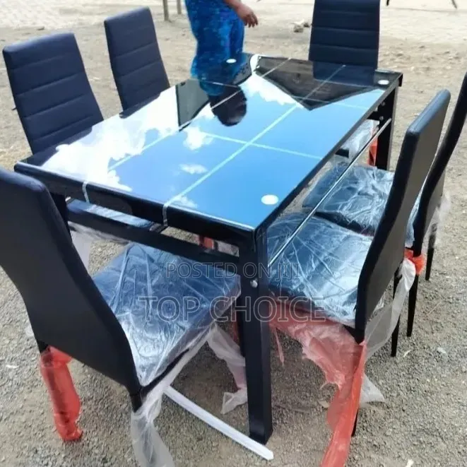 6 - Seater Glass Dining Set