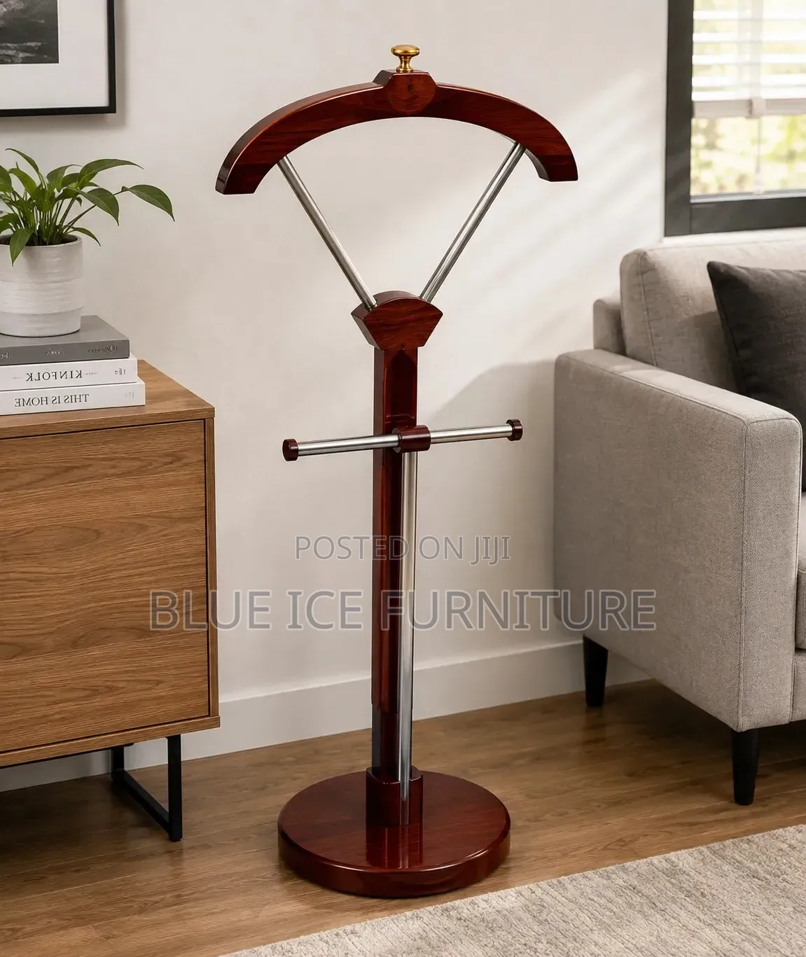 Hanger- Suit Clothes Hanger With Trouser Rack