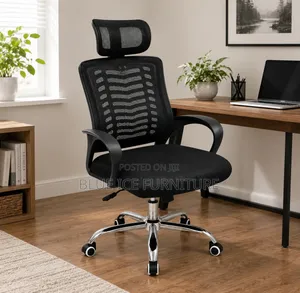 Headrest ChairHigh Back Mesh Computer Executive Chair