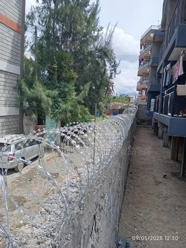 Double Galvanized Silver Razors Wire 10meters