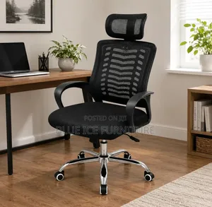 Headrest ChairHigh Back Mesh Computer Executive Chair