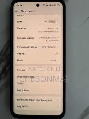 Oppo Reno12 Pro 512 GB Silver