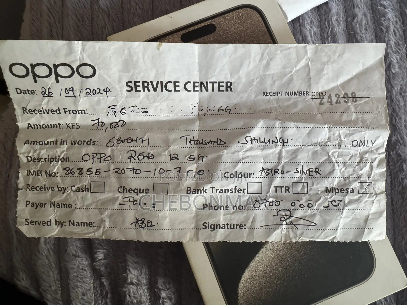 Oppo Reno12 Pro 512 GB Silver