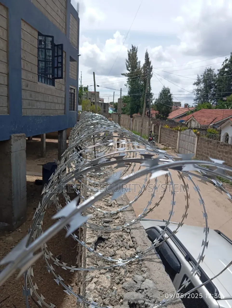 Silver Razors Wire(10meters)