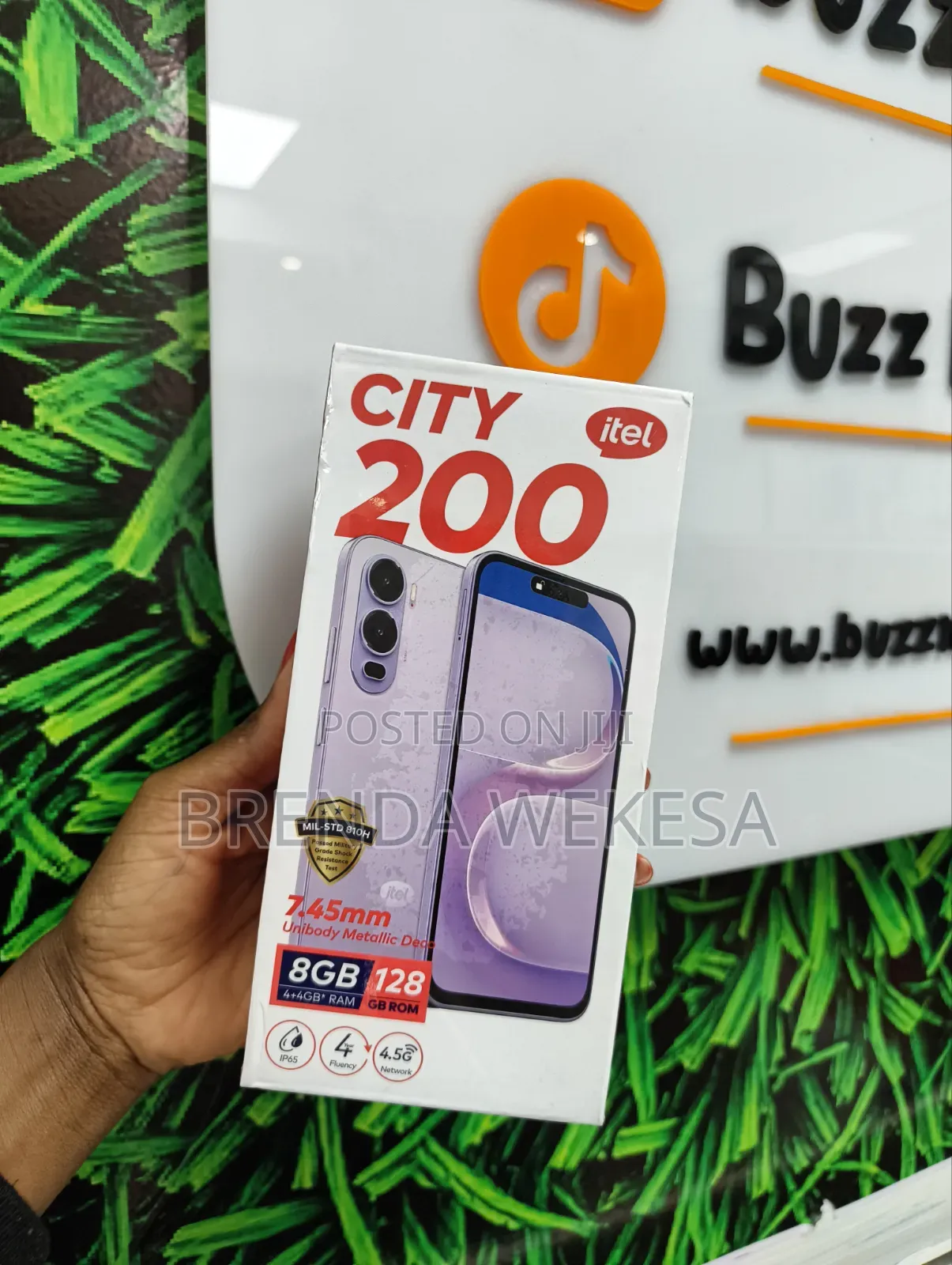 New Itel City 200 128 GB Purple