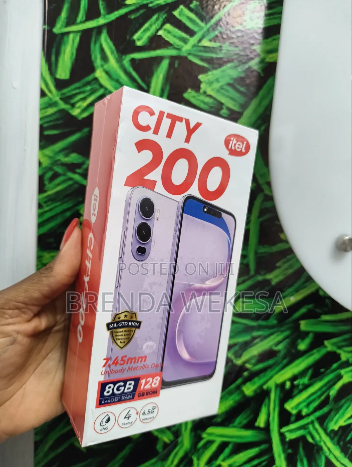 New Itel City 200 128 GB Purple