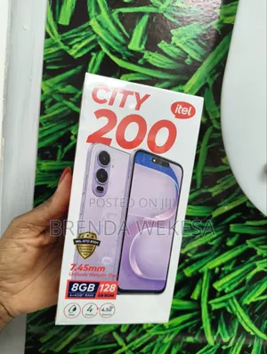 New Itel City 200 128 GB Purple
