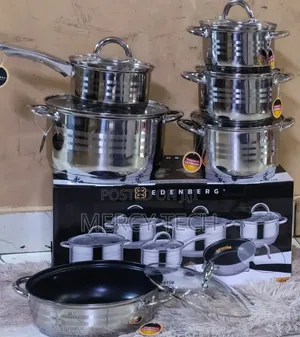 Edenburg Stainless Steel Cookware Set
(Eb-4041)