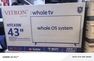 Vitron 43" Whale Smart TV – Full HD Frameless