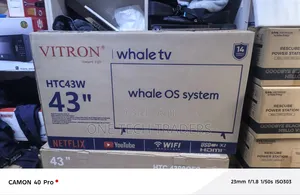 Vitron 43 Inch Frameless Smart TV – Whale OS