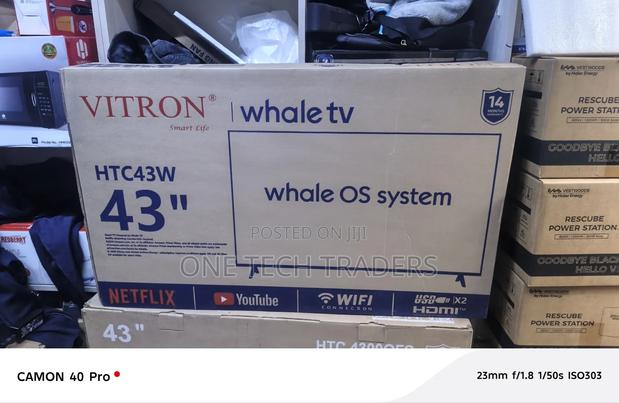 Vitron 43 Inch Frameless Smart TV – Whale OS