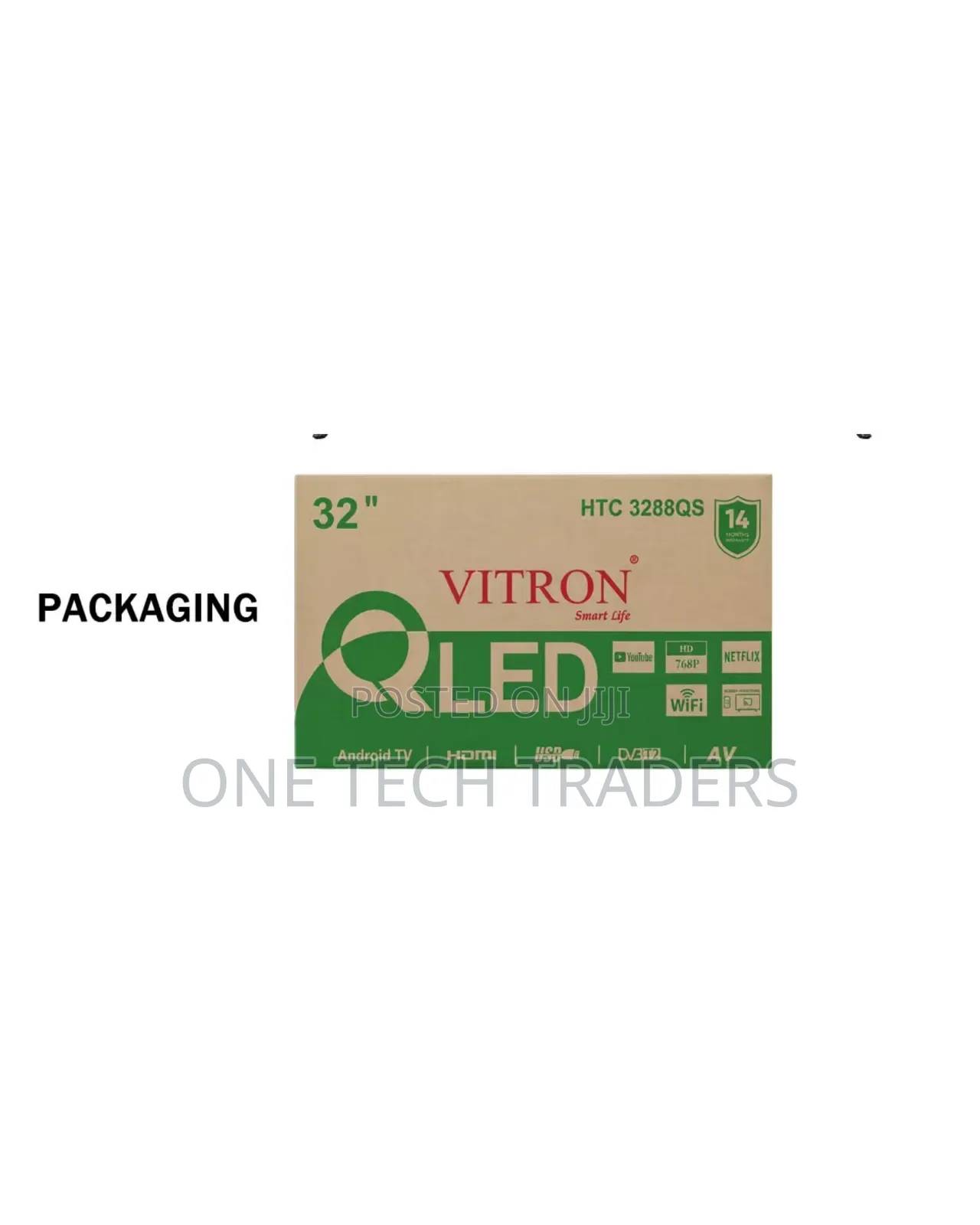 Vitron 32" Inches Smart TV, Qled