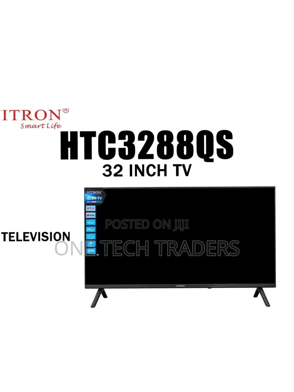 Vitron 32" Inches Smart TV, Qled