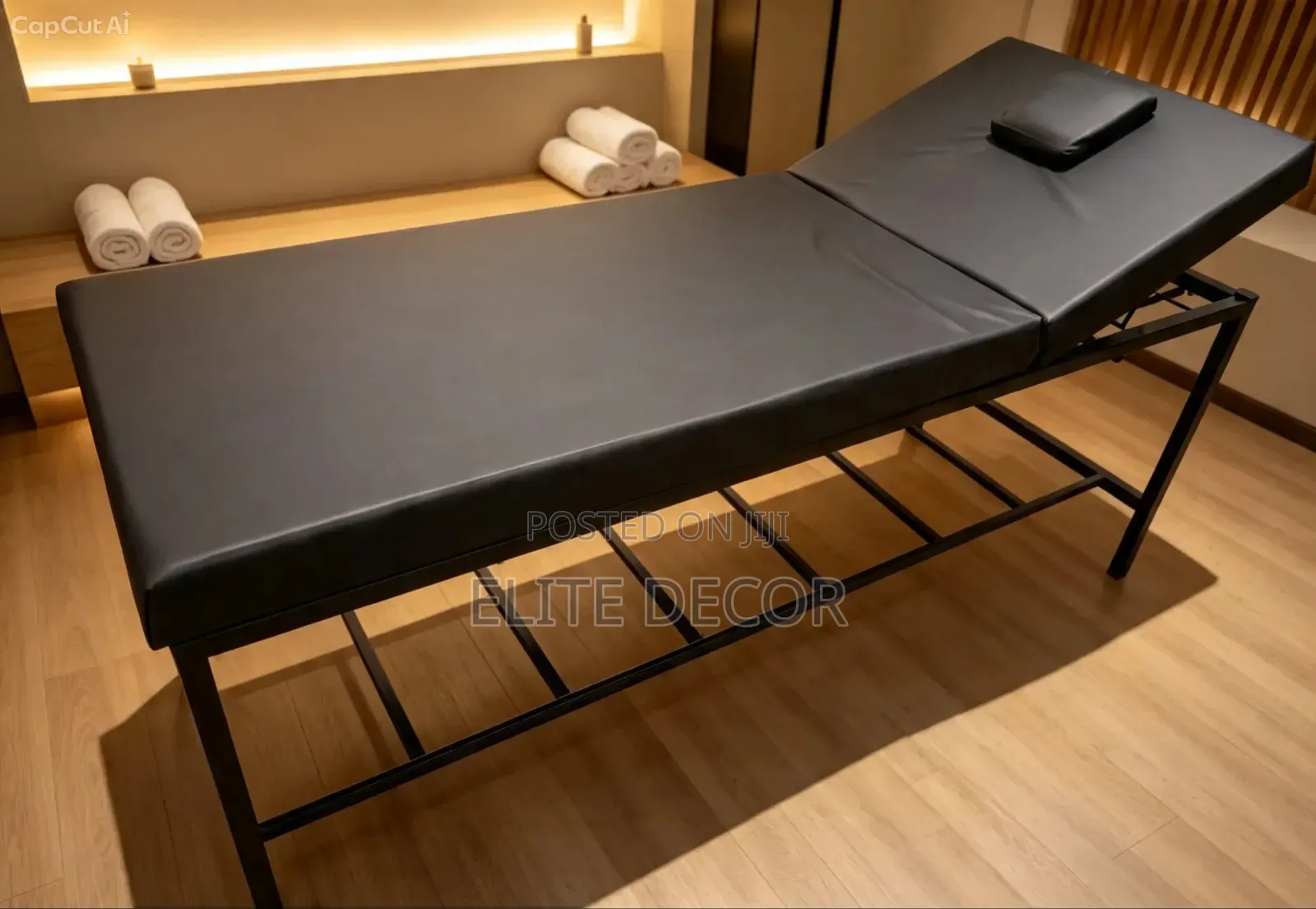 Metallic Bed Massager With Waterproof Mattress – Full Body Massage Bed