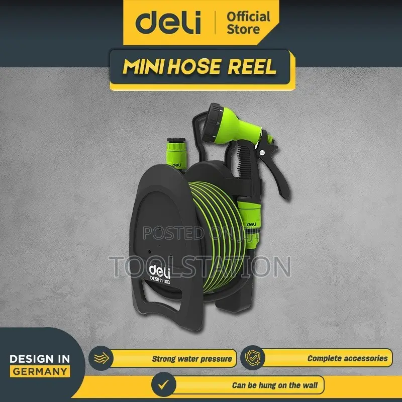 Mini Hose Reel Set Complete Kit 10m Hose EDL581110B