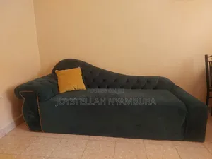 3-Seater Green Velvet Divan Sofa