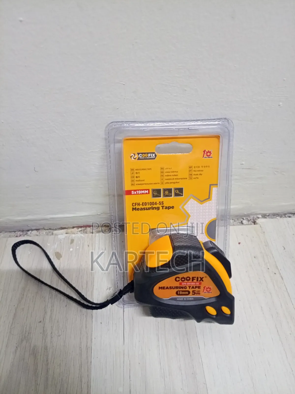 COOFIX CFH-E01004-5S 5M × 19mm Measuring Tape