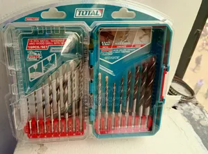 Total 16-Piece Metal, Masonry, and Wood Drill Bits Set (TACSDL11608)