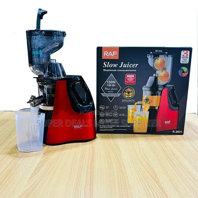 Fresh Juice Preparation RAF R.2831 400Ml Slow Juicer Juice Extractor