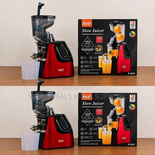 Fresh Juice Preparation RAF R.2831 400Ml Slow Juicer Juice Extractor