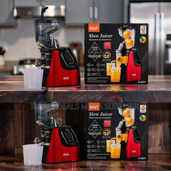 Modern Design RAF R.2831 400Ml Slow Juicer Juice Extractor