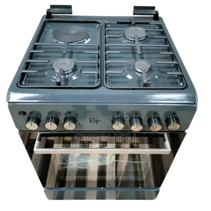 BJS 60×60 Cooker – 3 Gas + 1 Electric + Turbo Fan Oven