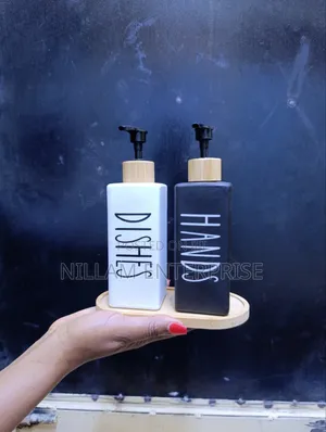 Ceramic Square Dispenser Set