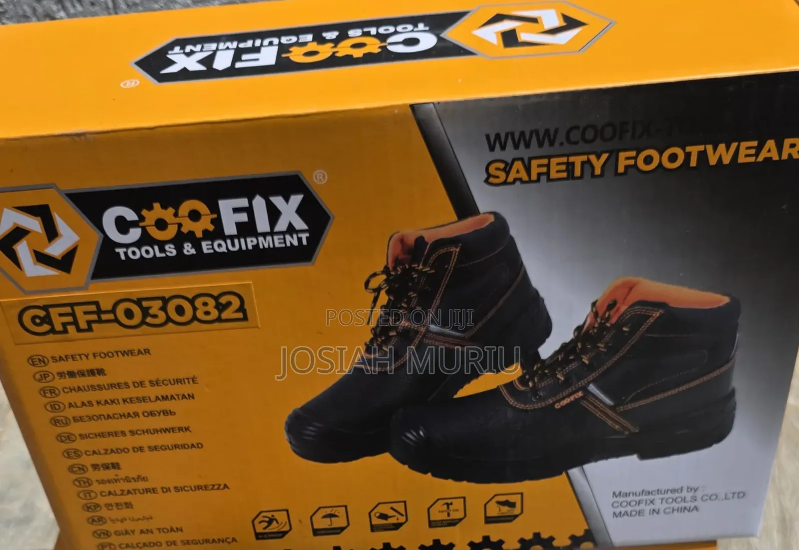 Coofix Construction Safety Boots