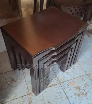 Solid Mahogany Nested Stools