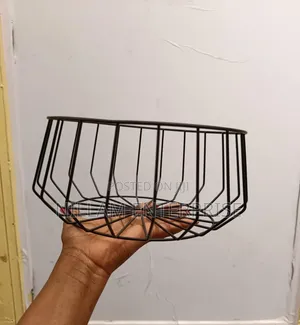 Metallic Fruit Basket
Sleek Design