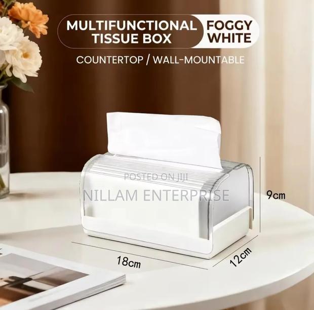 Acrylic Multifunctional Serviette Holder. - thumbnail 2