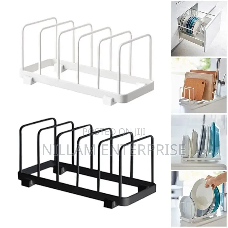 5 Slot Quality Metallic Dish Rack/Plate Holder.