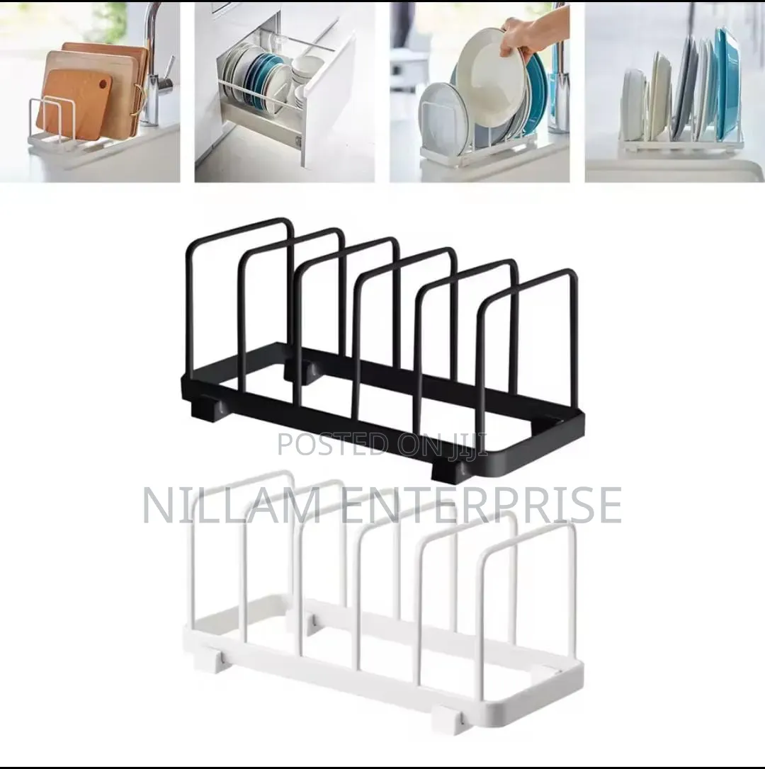 5 Slot Quality Metallic Dish Rack/Plate Holder.