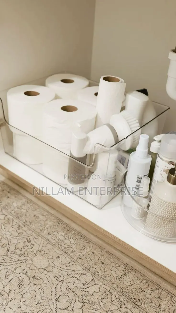 Acrylic Multipurpose Toiletries /Under Sink /Vegetable Organizer.