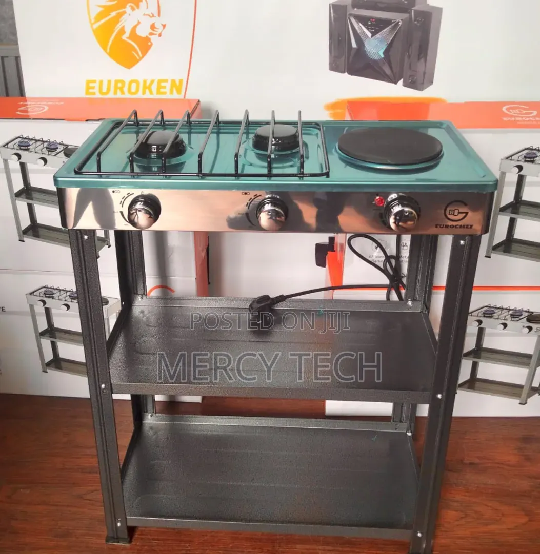 Eurochef Deluxe Gas Stove EC-6073 (2+1 Hybrid)