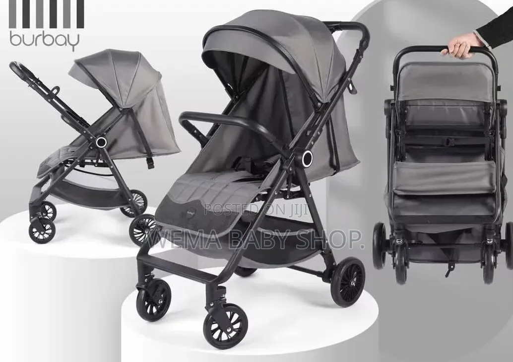 Burbay Reversible/Collapsible/Easy Fold Baby Travel Stroller.
