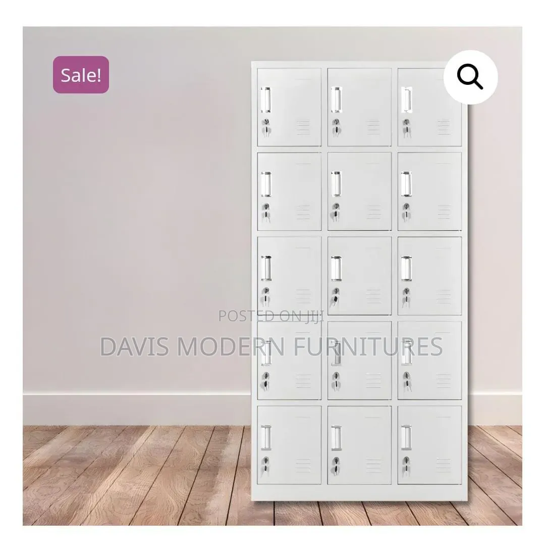 Metal Storage Locker With Three Column